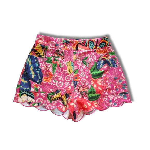 Rio Mini Short Pistachio Green with Blue Lace main image 0